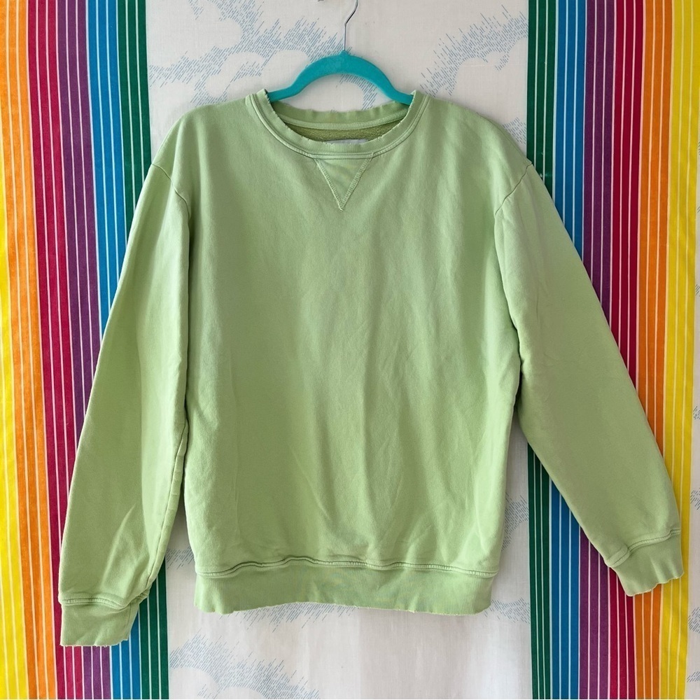 CURRENT / ELLIOT Isabella pastel green sweatshirt small to medium